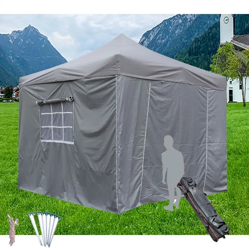 
Custom printed wedding tents for people folding pop up gazebo tent 3 walls 