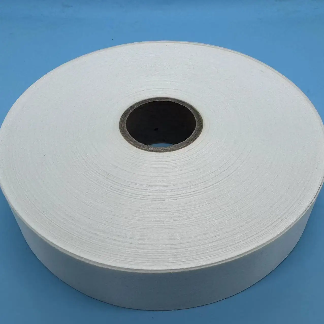 Blank easy tear able acetate polyester satin ribbon roll  for printed label