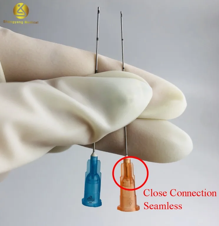 16G100MM 14G90MM Disposable HA fillers injection micro blunt cannula tip needle 14g 16g 18g 21g 23g 25g 27g 30g