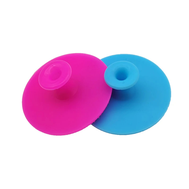 Popular Custom Round Soft Face Cleanser Massager Manual Silicone Facial Cleansing Scrubber Brush