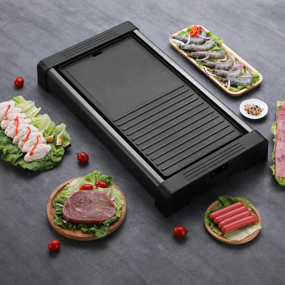 2300w Korean electric barbecue bbq grill indoor electric baking pan baking tray