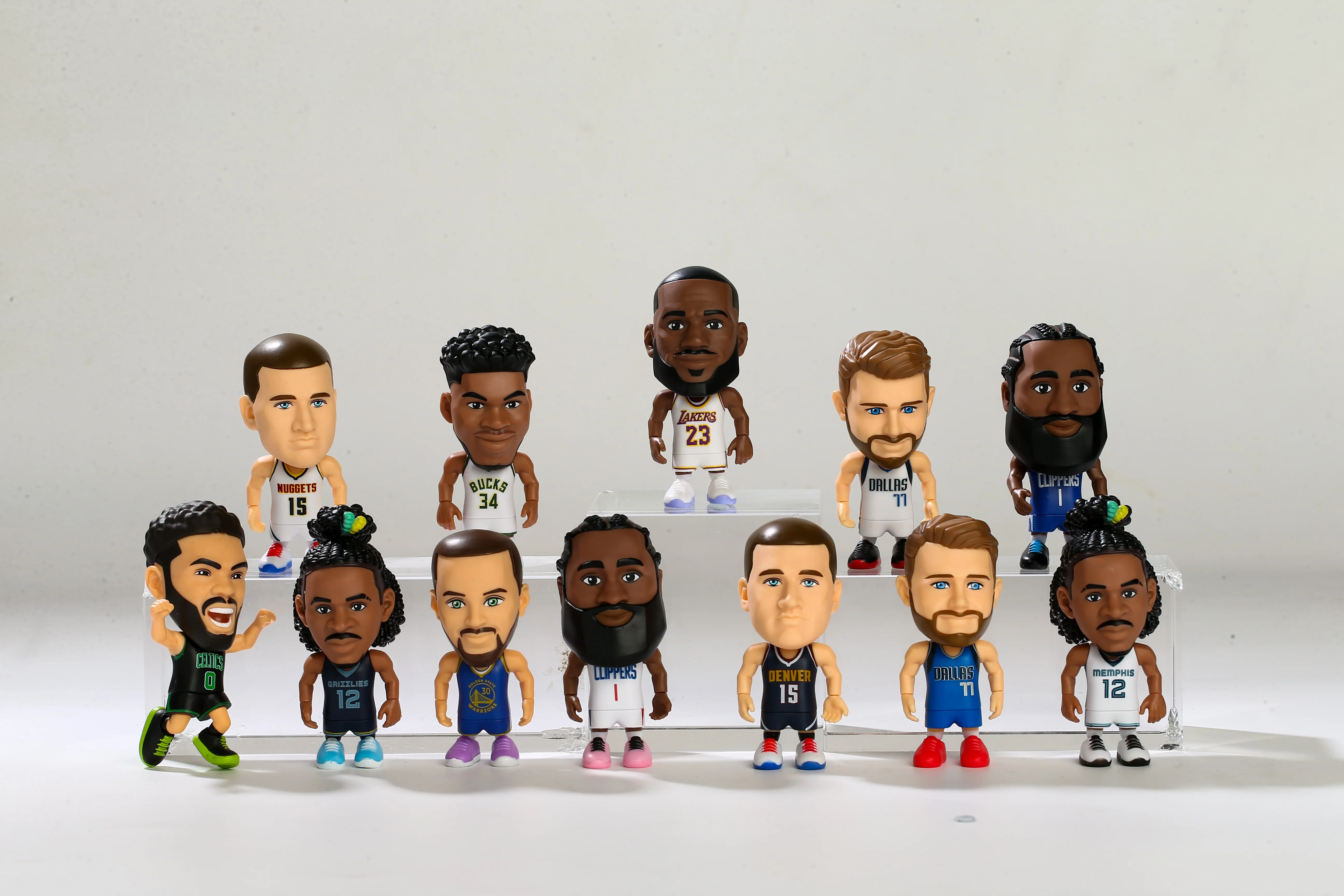 Custom PVC Plastic Crafts Soccer Football Player Bobble head Doll Figurines For Athlete Souvenirs