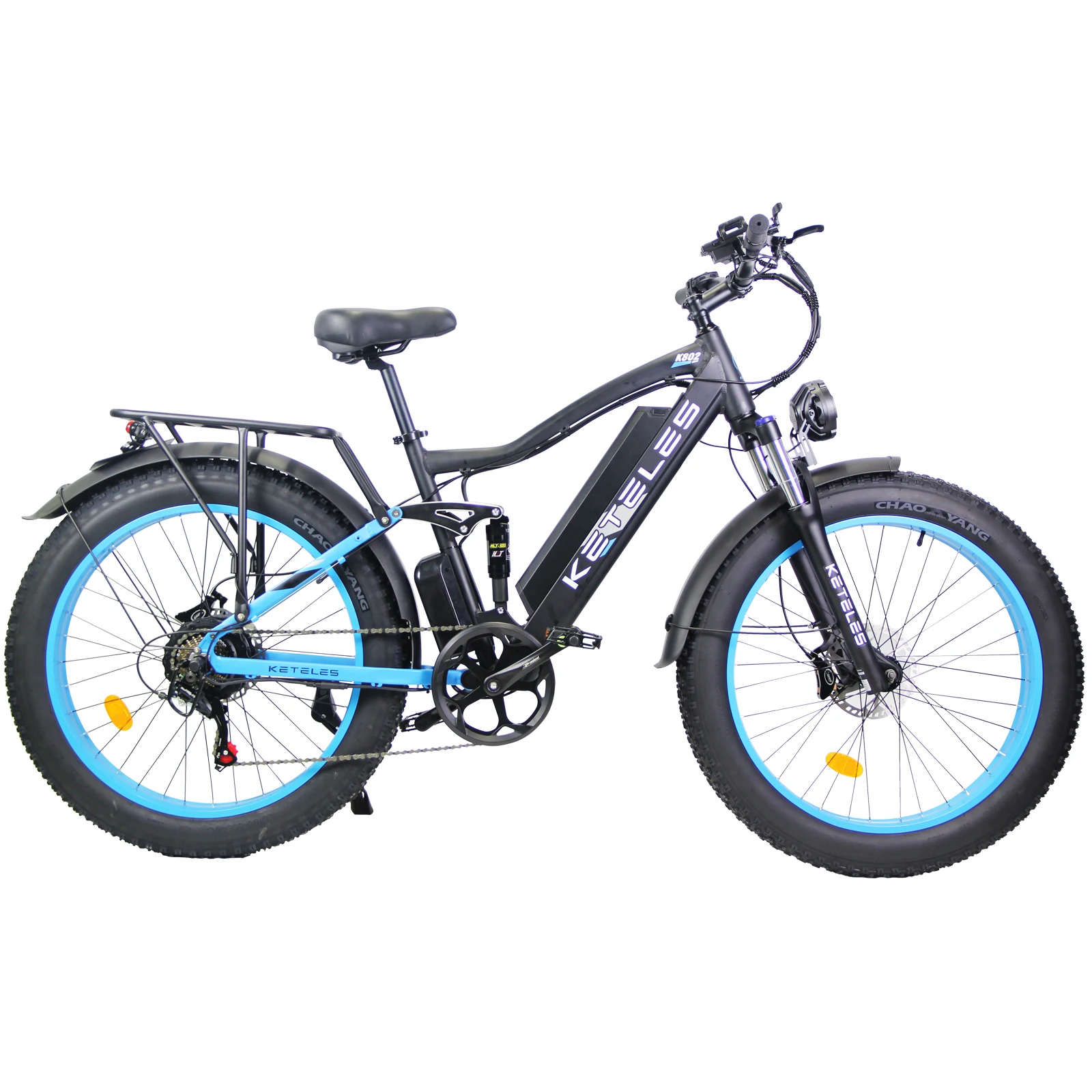 KETELES 2024 New Arrival 10.4ah K802 Electric Bicycle Manufacturer Hydraulic Disc Brake 1000w Electric Bike With Shock Absorber