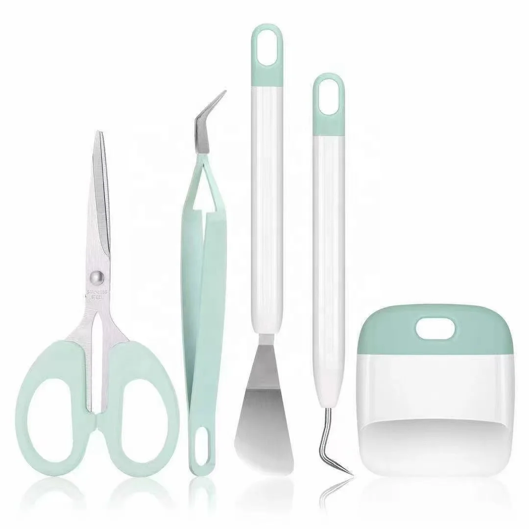 Five-Piece Set Cricut Mat Crafting Weeding squeegee Vinyl Cricut Tools Kit