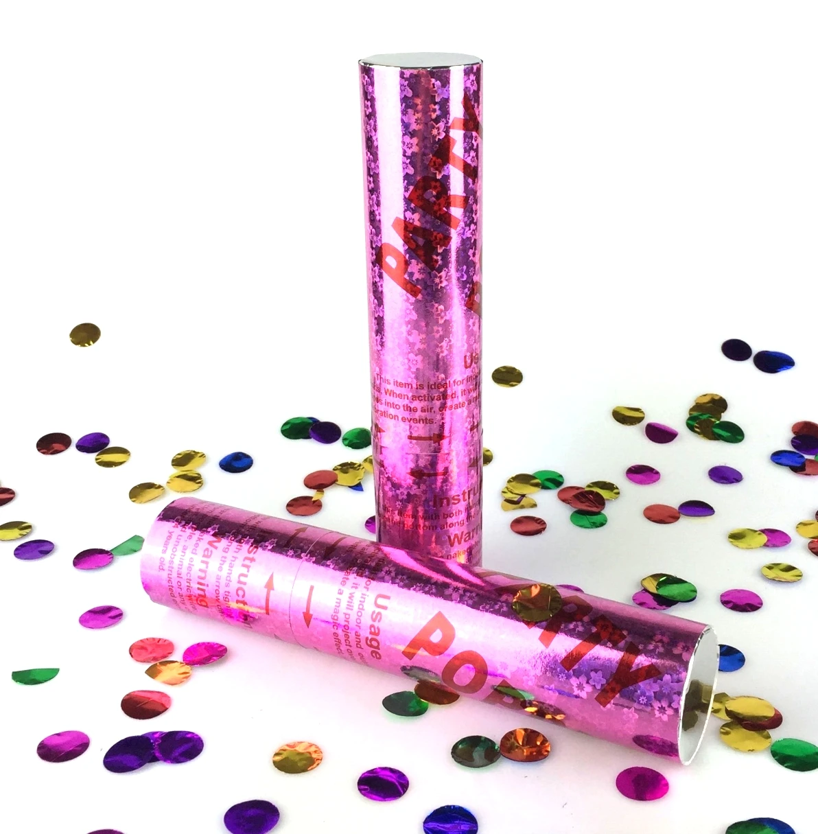 Talking Table Party Confetti Cannon Shiny laser label Confetti Shooter  suitable for wedding celebration