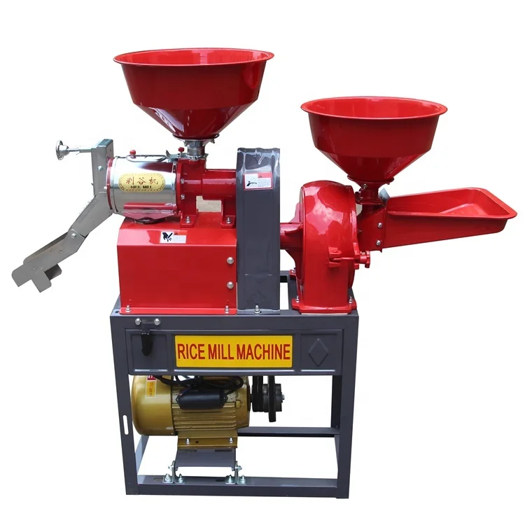 6NF-4 small scale rice mill automatic rice mill machinery atta chakki flour mill machine