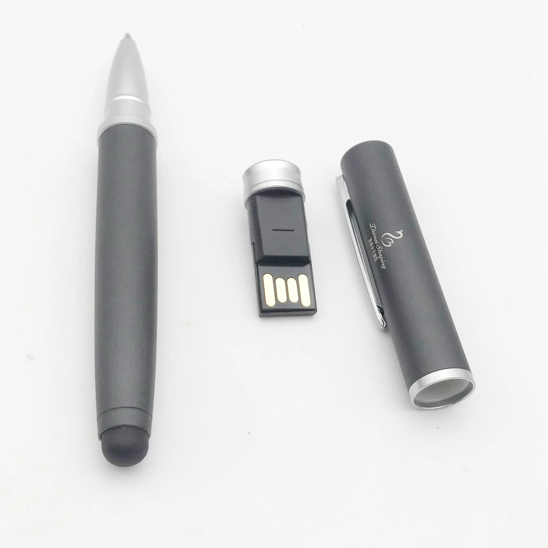 Лидер продаж 3 в 1 ручка Шариковые синие чернила стилус телефон экран Флешка карта памяти 1 Гб 2 ГБ 4 ГБ 8 ГБ 16 ГБ 32 ГБ 128 ГБ