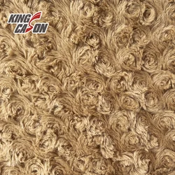 KINGCASON Good Service 100% Polyester Back Print Solid Gradient Rabbit Faux Fur For Hair Accessories Headband