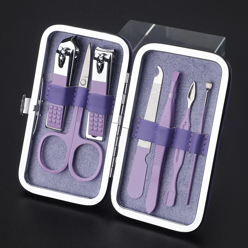 Wholesale Manufacturer Durable Multifunction Stainless Steel Manicure Kits Custom Logo Manicure And Pedicure Set