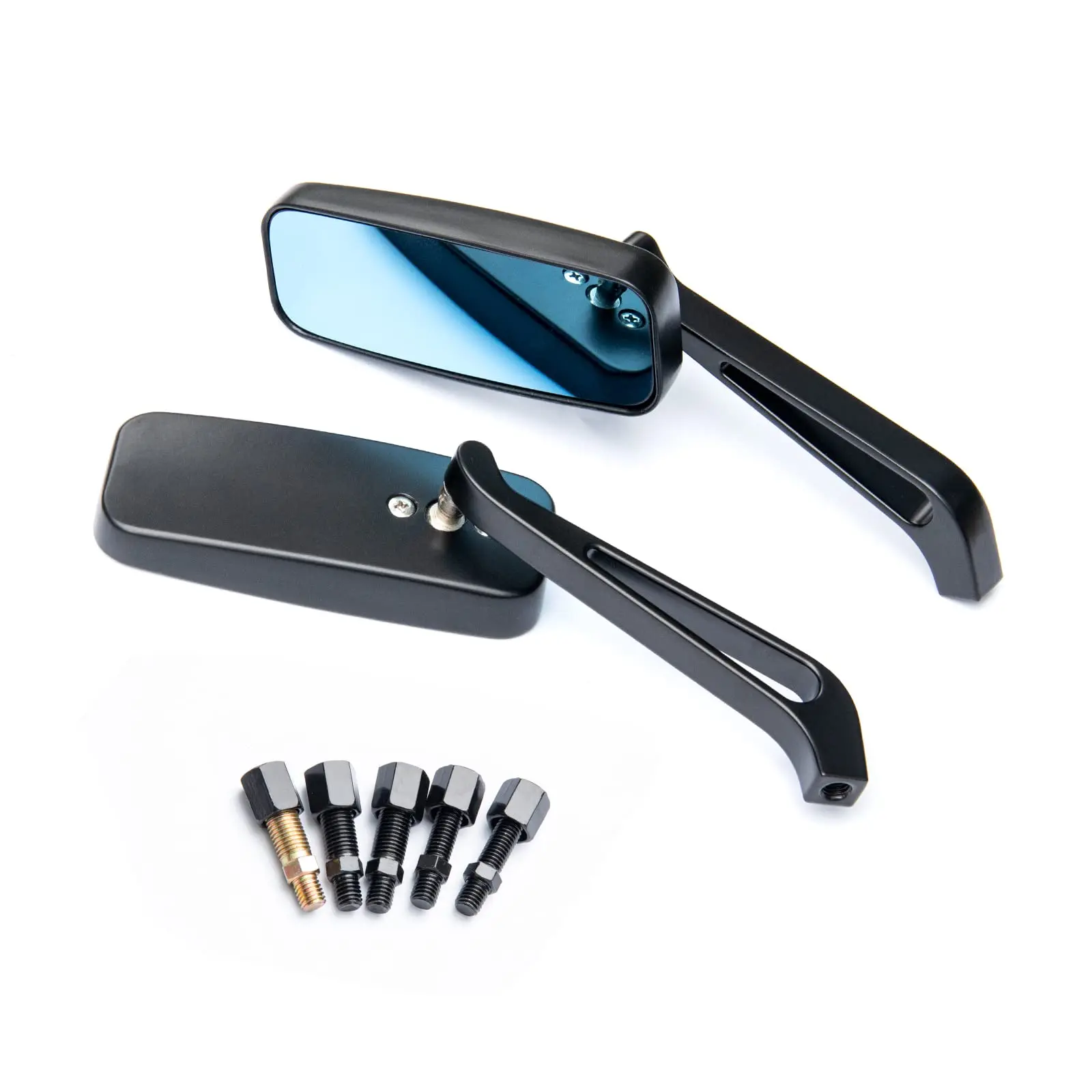 Handlebar Mirrors for Motorcycle - 8mm/10mm Doubletakes Rear View Mirror for Motorbike