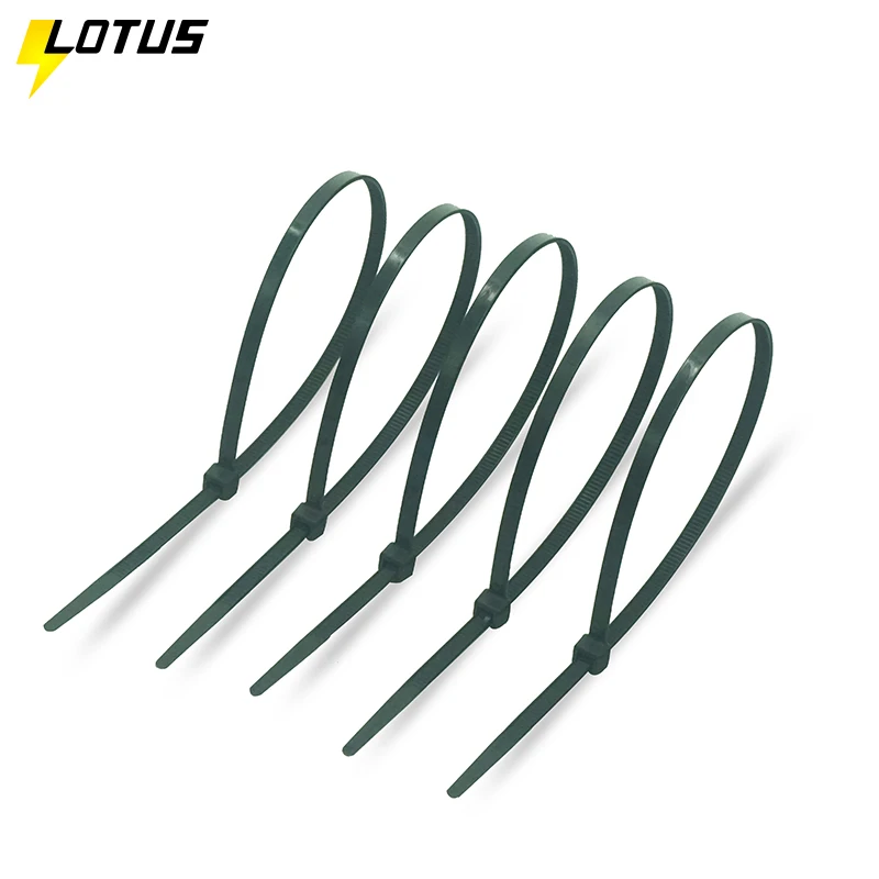 Lotus High-Quality UV Resistant Cable Ties Black Factory Wholesale Cable Ties Nylon 66