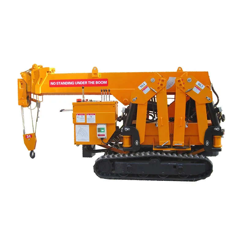 10T 12T 14 Tons Portable Spider Crane With 360 rotation Remote Control
