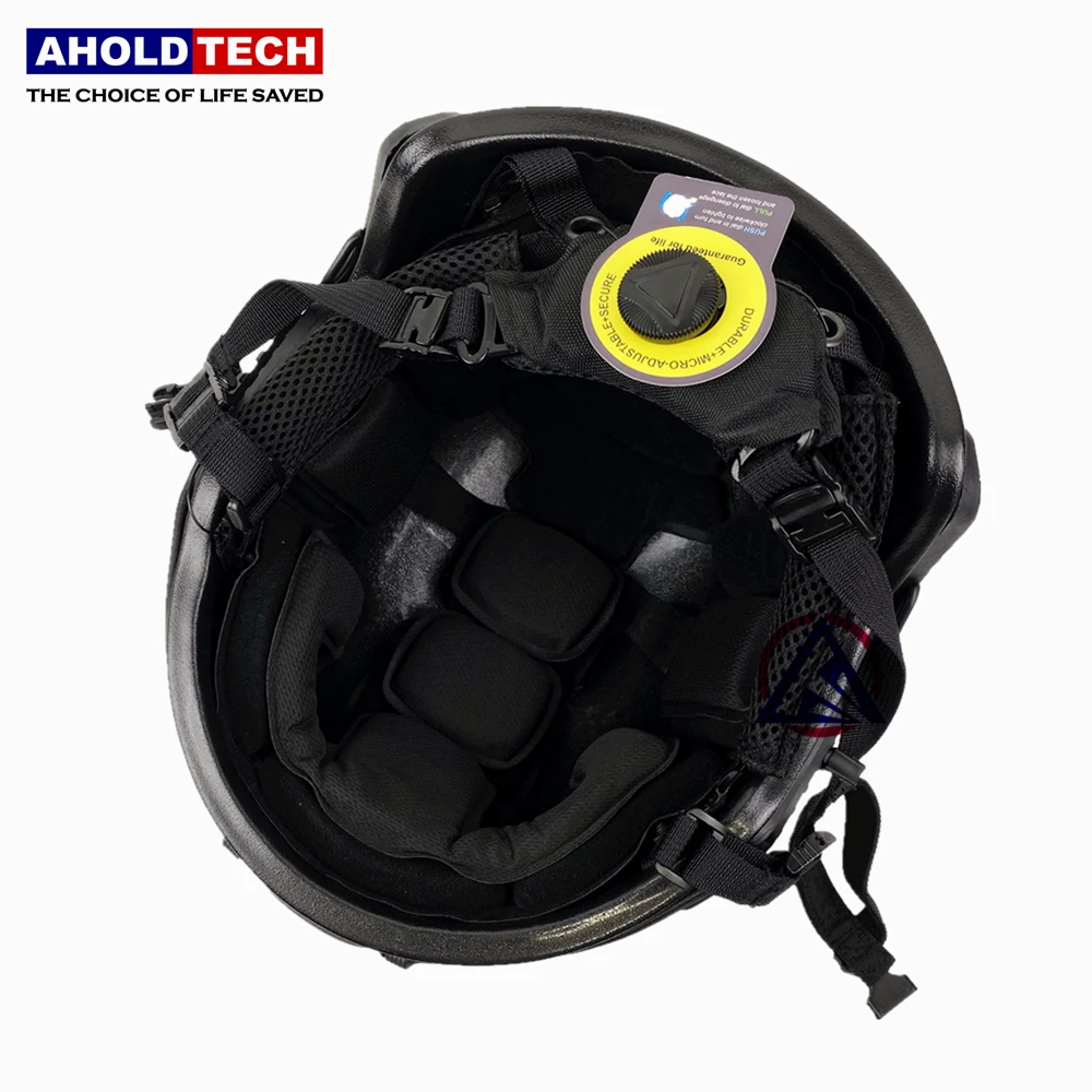 
AHOLDTECH F-S02 Bulletproof Helmet Lightweight ISO NIJ IIIA 3A FAST High Cut CAM FIT Dial EPIC Liner PE BOA Ballistic Helmet 