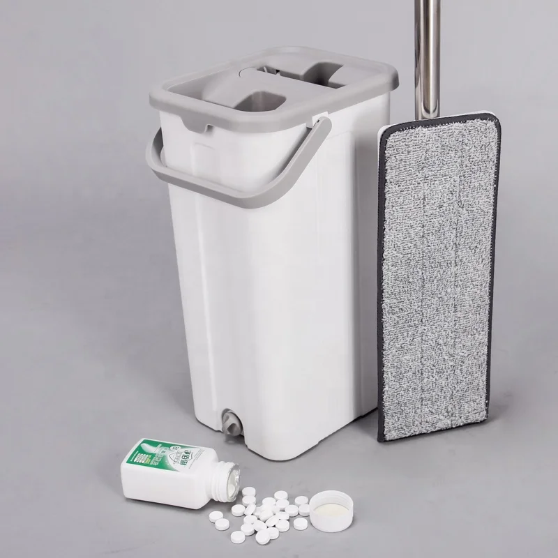 water squeeze magic floor mops and buckets set