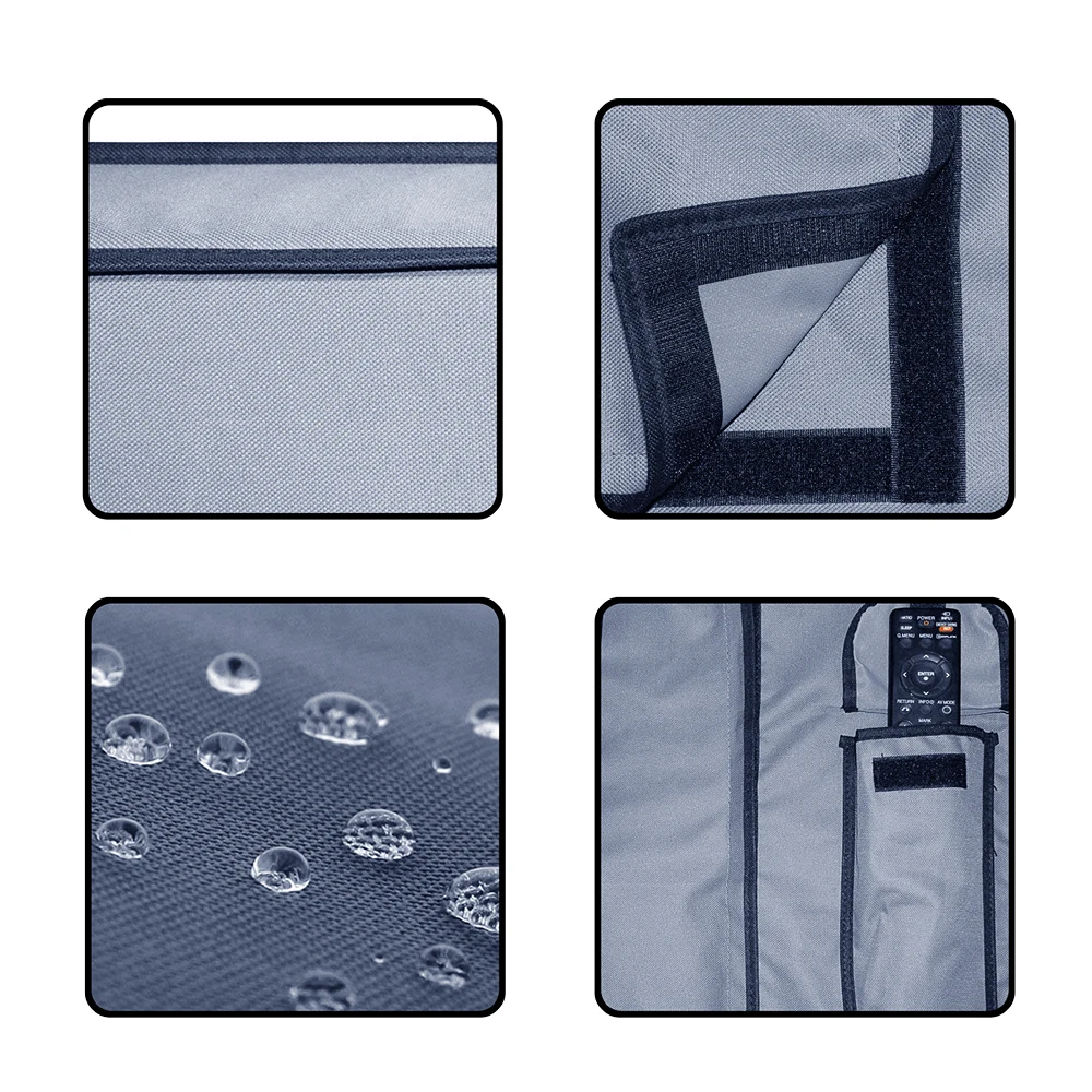 High Quality Outdoor Waterproof and Weatherproof TV Cover for 55 inch Outside Flat Screen TV - Cover