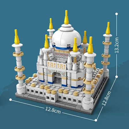 Новый мини-конструктор Taj Махал Агра Индия 510 шт. набор строительных блоков Mahal
