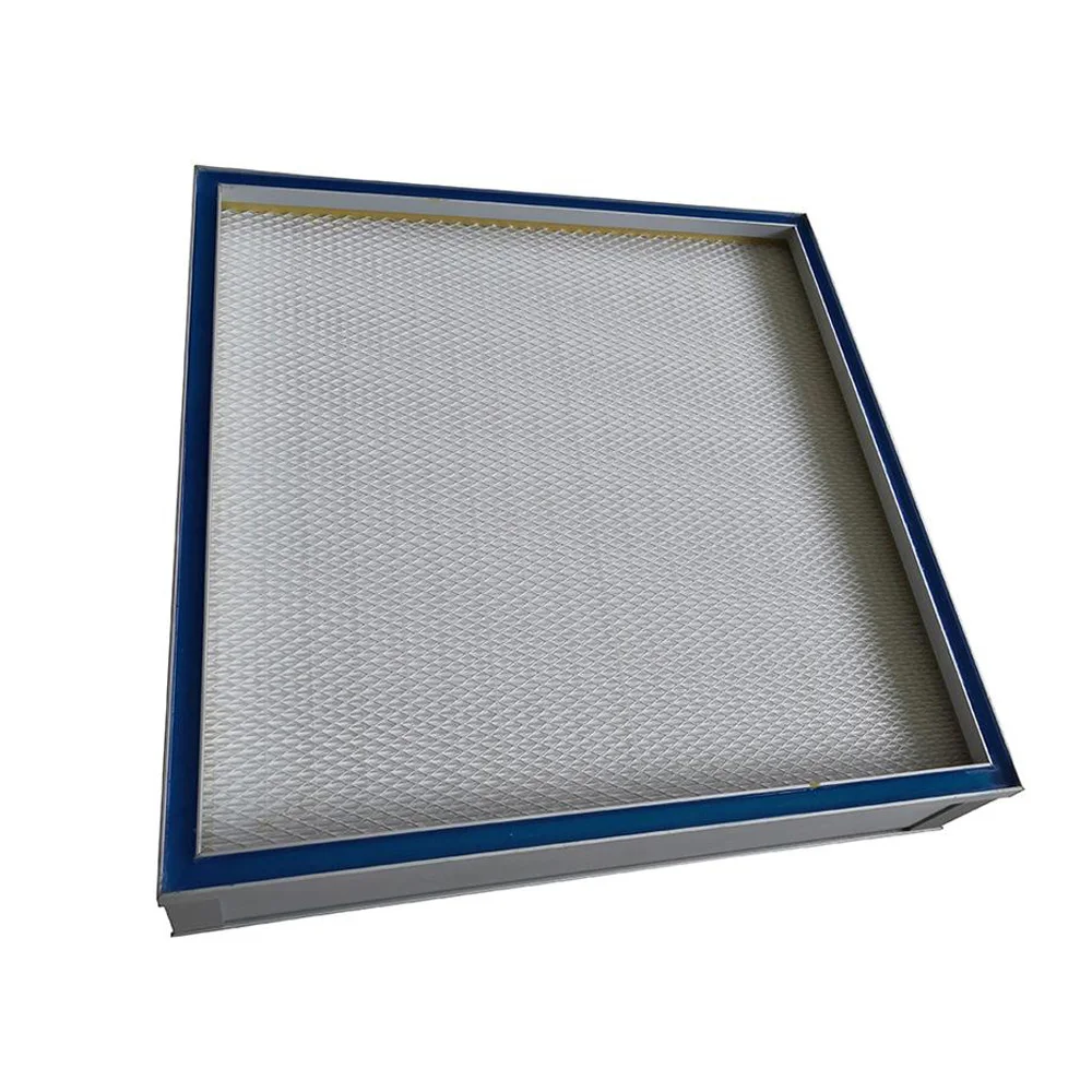 Deep Pleat Gel Seal Laminar Flow Hood Household HEPA Air Filter H13 H14 FFU Fan Filter Unit Air Purifier HEPA Filter