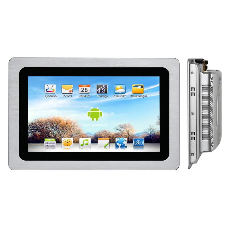LHDE 10.1Inch Embedded Mount RK3288 2GB RAM 8GB eMMC Capacitive Touch Screen Industrial Android All in One Panel PC