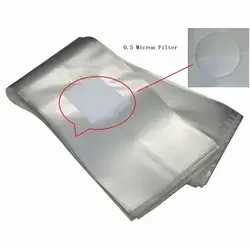 Mushroom Growing Bags Autoclavable Spawn Bags Large 10inch X5inch X24inch 80 Micron PP Mushroom Grow Bags with 0.5 Micron Filter