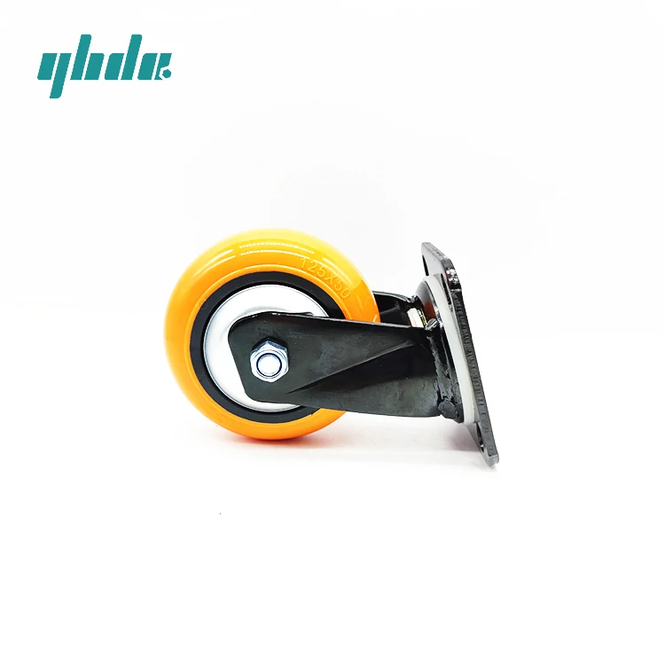YHD CEL01 Heavy Duty Caster Customized American Bottom Plate Wheel Caster Wheel Industrial Caster for Machine Tool