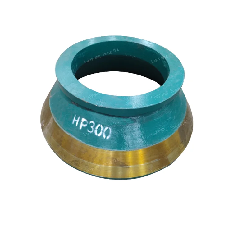 Cone crusher spare parts concave mantle and bowl liner are suitable for HP300 HP500