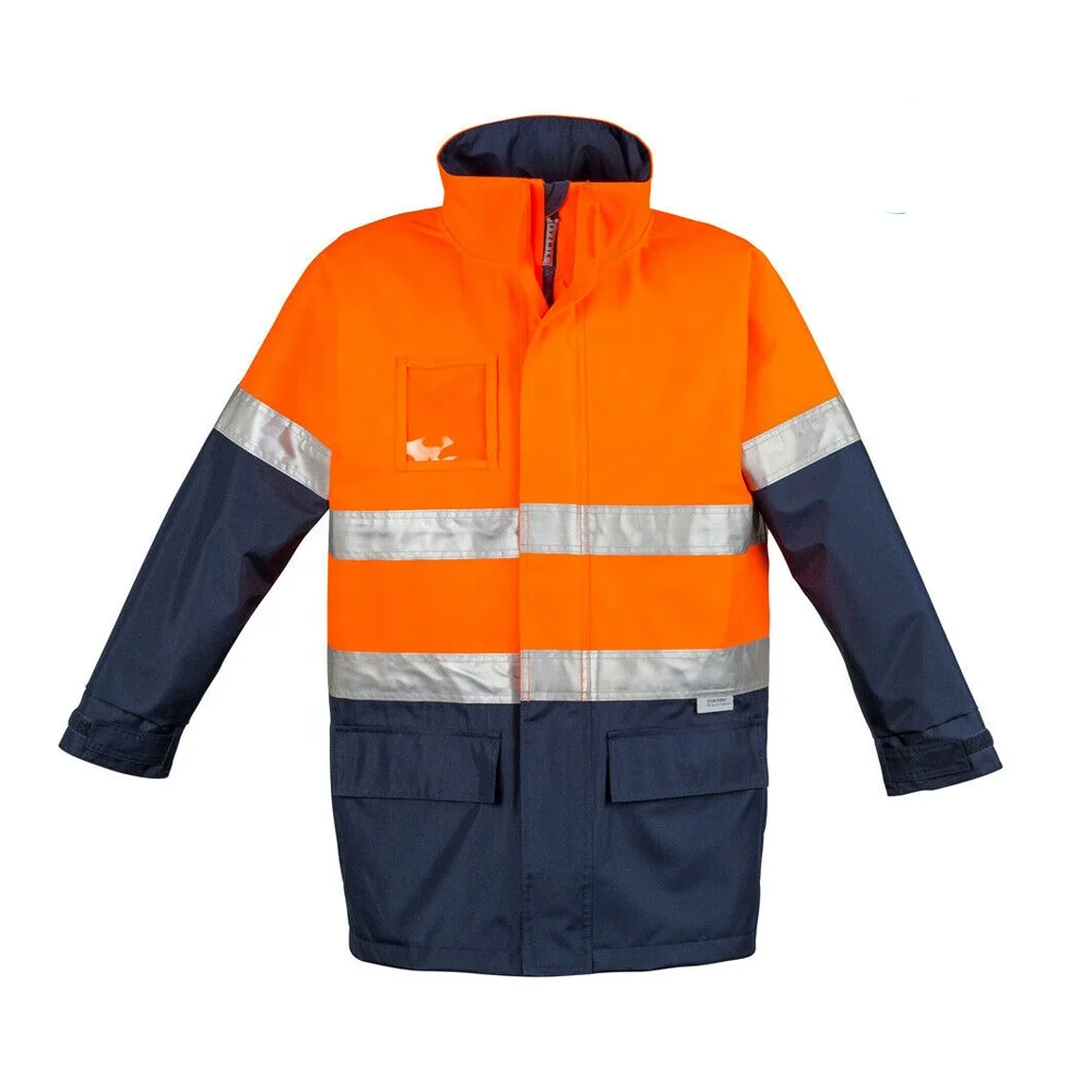 Wholesale new light road work Unisex Reflective Jackets with hi vis workwear waterproof Uniforms