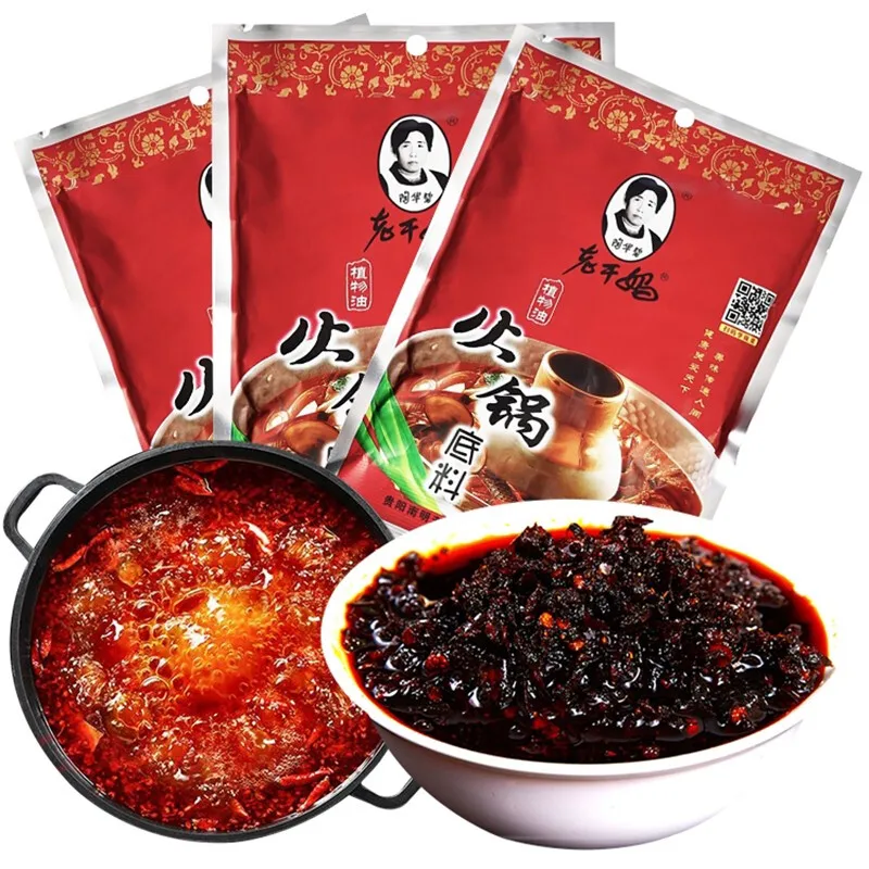wholesale Factory Wholesale Tao Huabi Lao Gan Ma Hot Pot Base Material 160g Hot Pot Base Seasoning