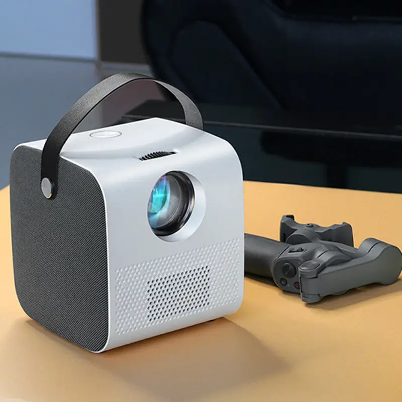 Новинка 2021 лидер продаж беспроводной портативный мини-проектор Q3 Full HD 1080p ciema android9.0 с Wi-Fi для дома и