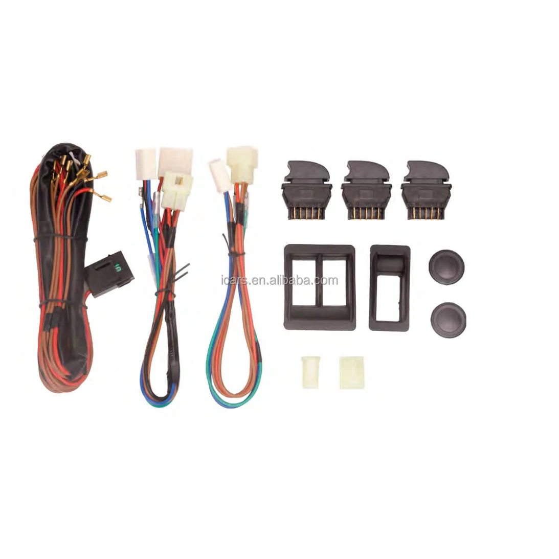 Factory price  Universal Car Auto Power Window Kits system with Switches and Harness