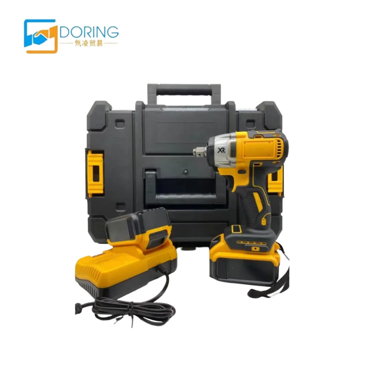 Factory Wholesale Electric Wheel Car jack Wrench With Brushless Motor 20V Impact electric Wrench for car tire