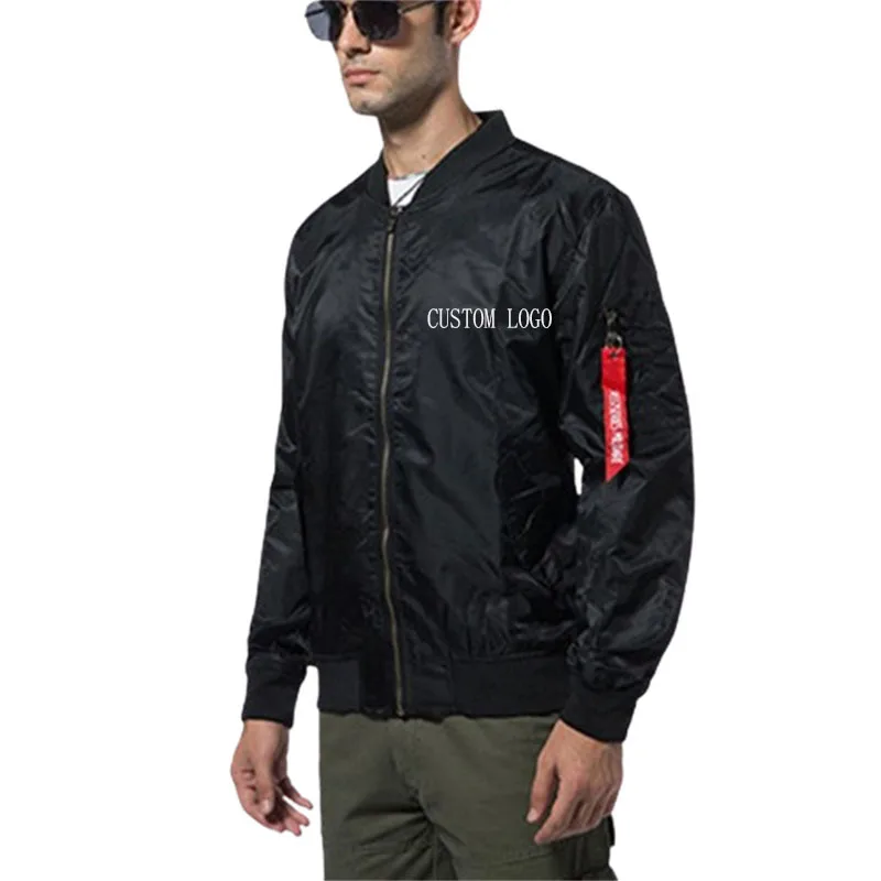 Мужская куртка-бомбер с логотипом
