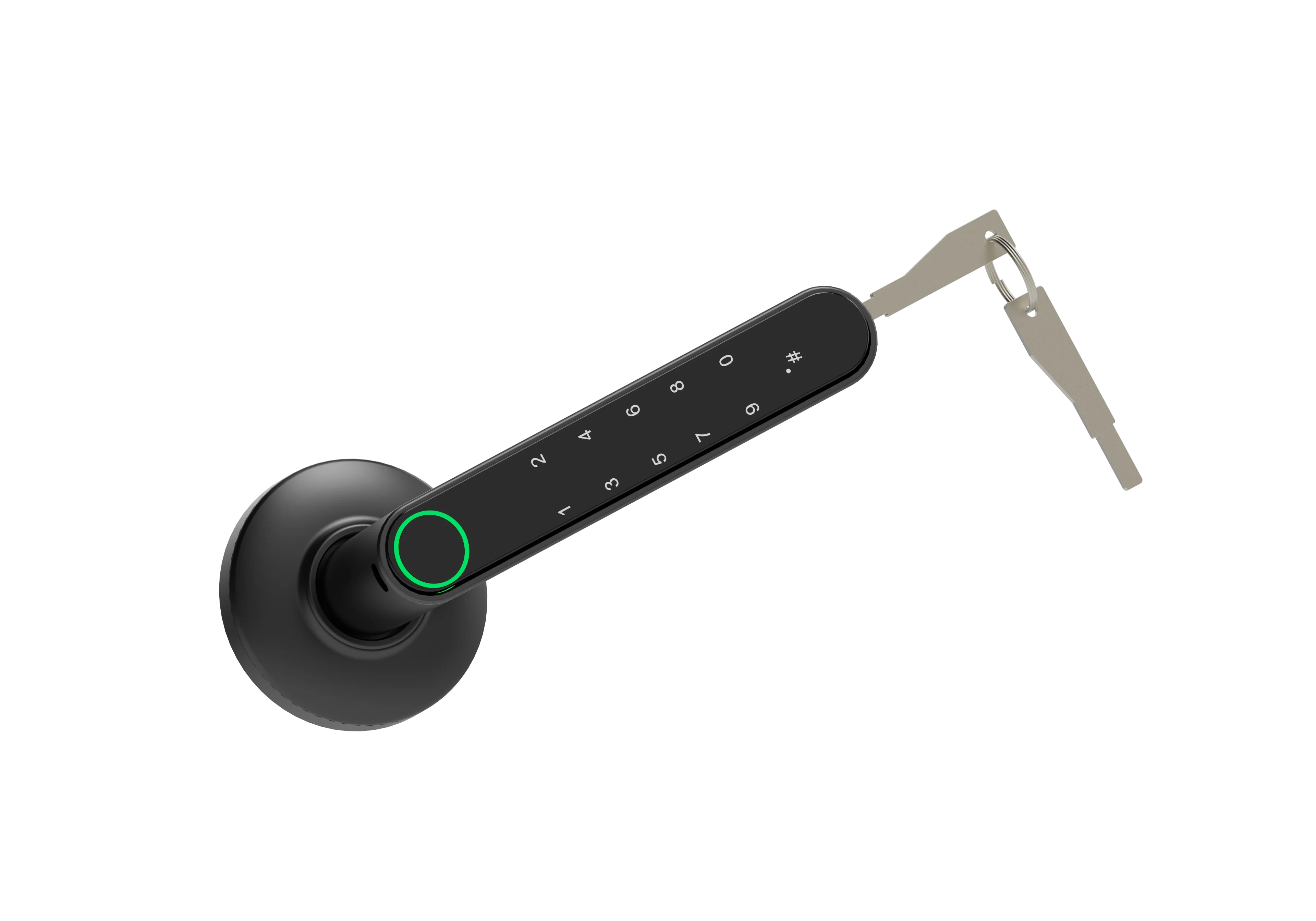 Electronic Door Lock Fingerprint Door KnobKeyless Entry Handle Biometric Wifi Smart Lock TTlock Smart Padlock