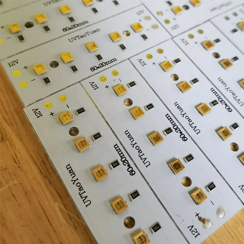 Uvc Led Strip 255NM 265NM 275NM 280NM 308NM 311NM Germidical UVC UVB Strip Lamp Module With Power Driver