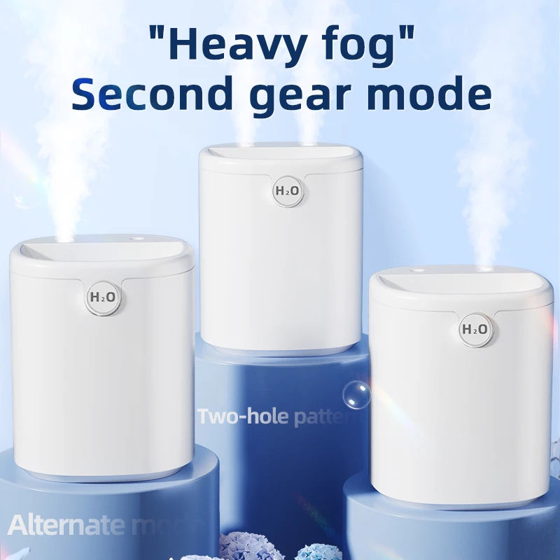 Humidifier Custom Best Seller 500ml Double Spray Bedroom Air Humidifier Mini H2o Usb Ultrasonic  Air Humidifier