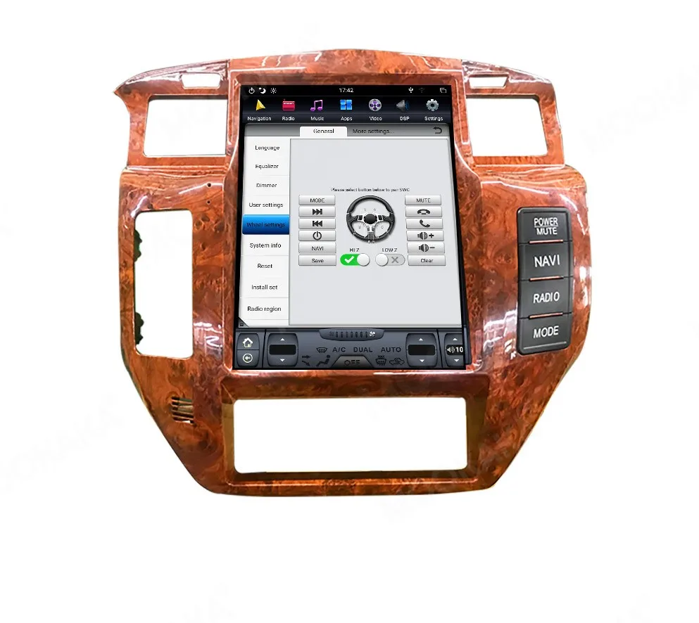 Android 9 0 автомобильный DVD радио плеер GPS навигация для NISSAN PATROL 5 Y61 2005-2008 беспроводной carplay DSP