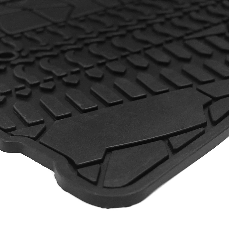 All Weather Rubber Vehicle Floor Mats for Jeep Wrangler JK