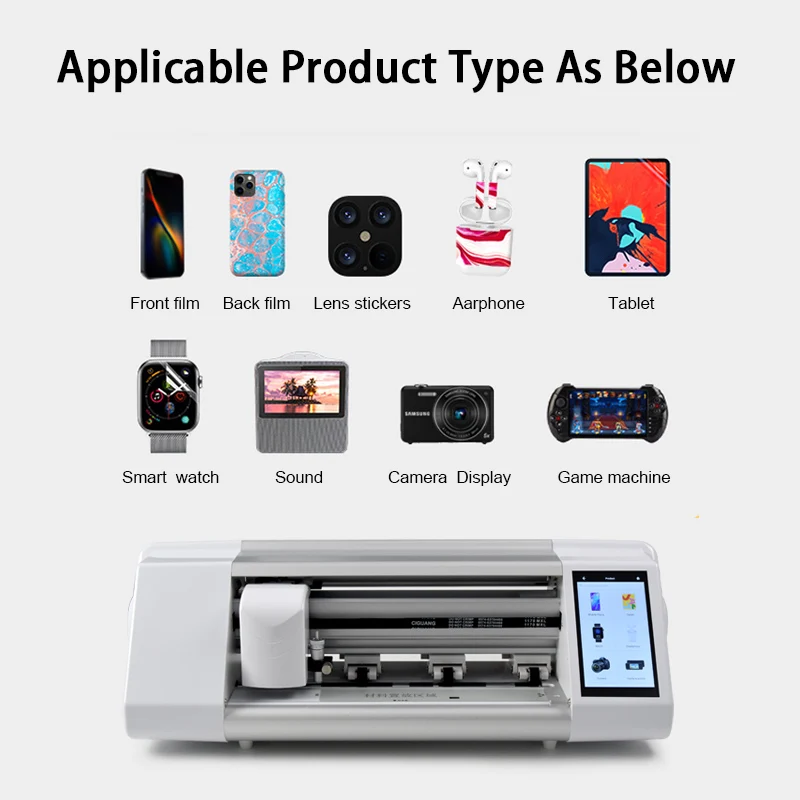 Manufacturing Fiber Laser Cutting Machines Tpu Film Sheet Phone Screen Protector Skin Cutter Machine