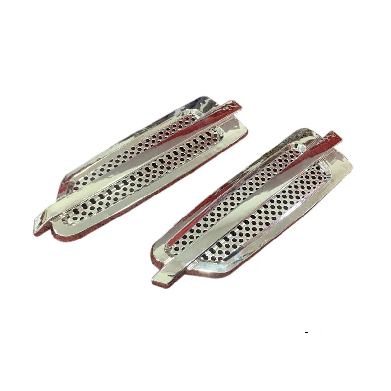 New style car side shark gills tuyere decoration paste new ABS protective material hood tuyere paste