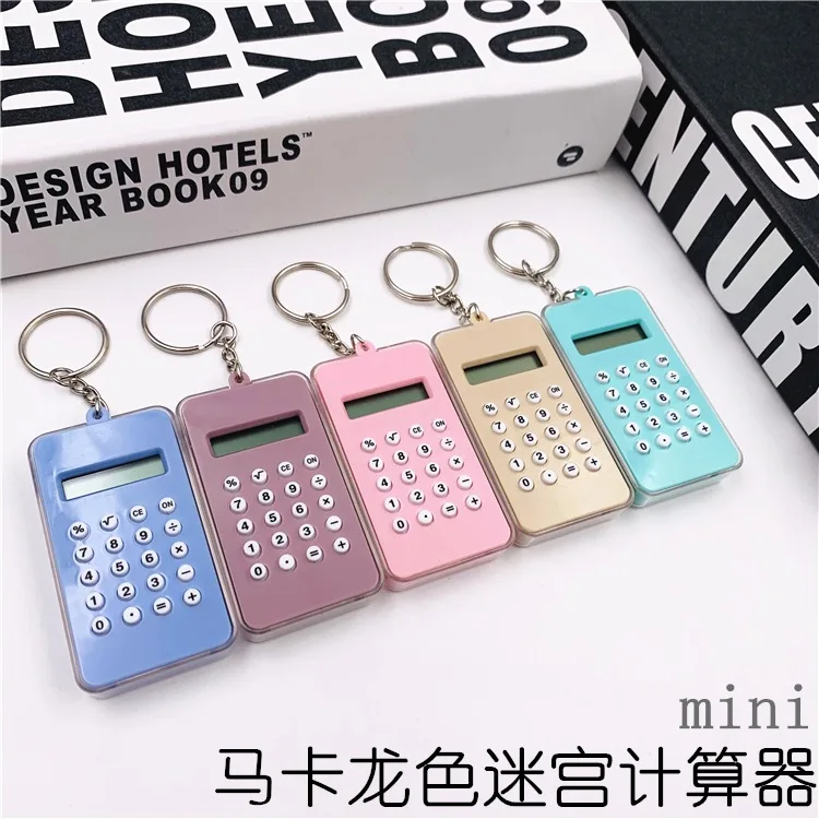 Creative Labyrinth Mini Calculator Pendant Portable Pupils Exam Decompression Gift accessories custom anime keychains