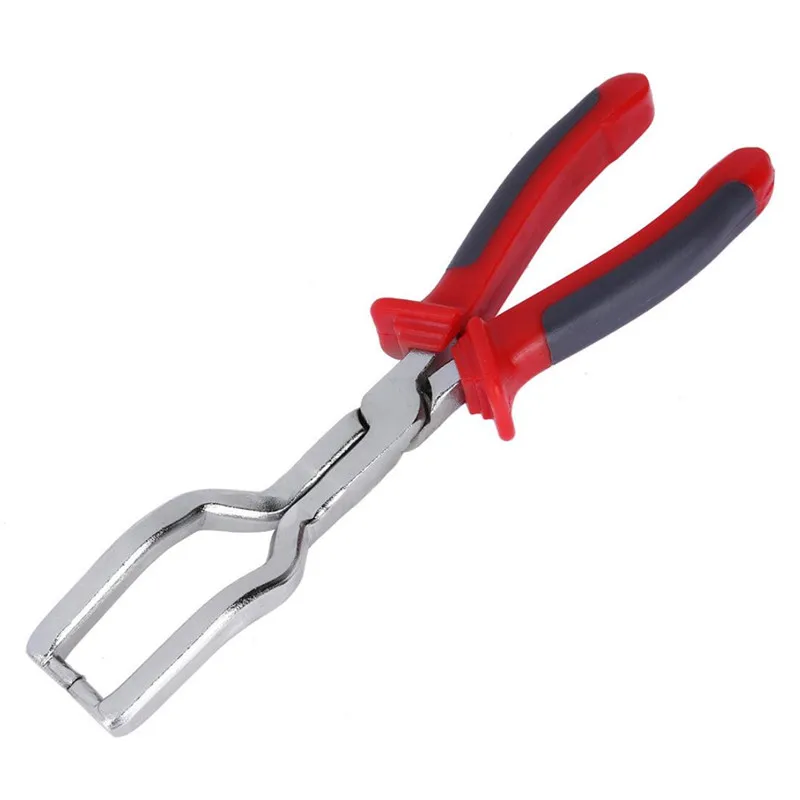 Fuel Line Clip Pipe Plier Disconnect Removal Tool Car Hose Clamp Plier Car Angled Clip Plier Tube Bundle Removal Repair Tool