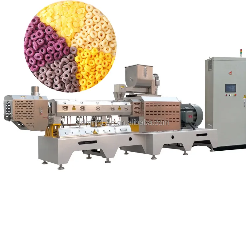 Good quality machines for small business ideas extruder twin screw for puffed snacks from jinan