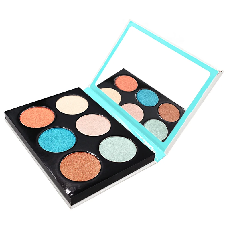 2021 High pigment 6 color eye shadow palette factory price for your selection with no brand with private label