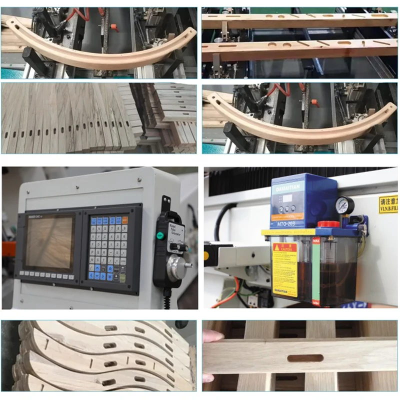 Solid Wood CNC Mortising Machine Automatic Drilling and Grooving Machine for Efficient Batch Processing of Workpieces