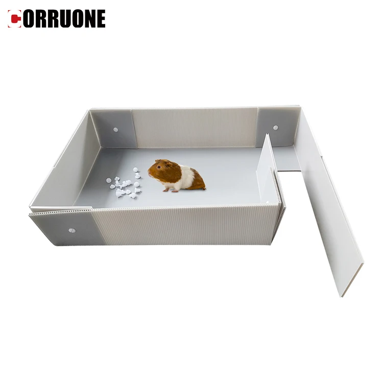 PP corrugated plastic pet house with pp hollow sheet