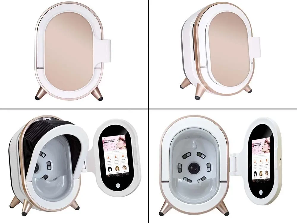 3d Dermatoscope Aisia Skin Analyzation Smart Mirror Wood Lamp Face Scanner Uv Skin Analyzer Machine Magic Mirror Skin Analyzer