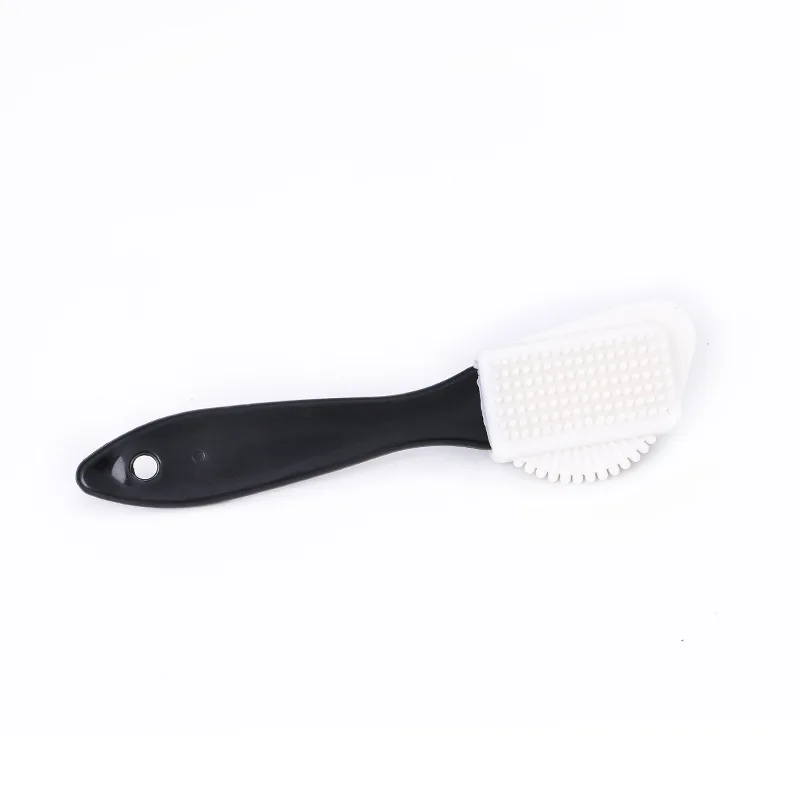QY Double sided shoe brush cleaning and decontamination copper brush suede suede leather shoes cleaning brush