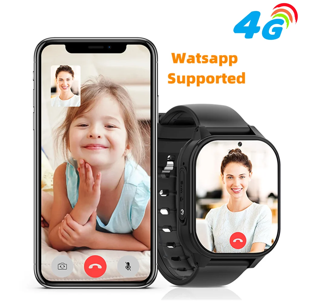 Kid watches 2023 top seller 4G Kid Wearable Devices D1watsapp included New Generation Big 1.85' screen Kids watch