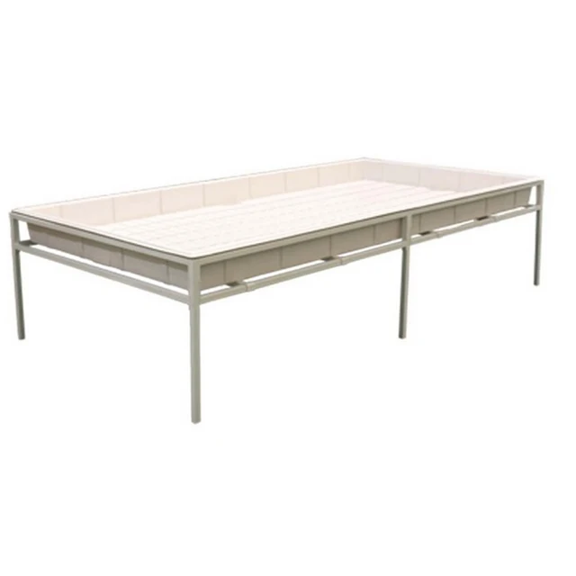 durable ABS plastic 4x8 3x6 flood tray table stand with grow reservoir