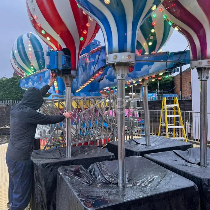 Portable funfair rides trailer samba ball rides for sale