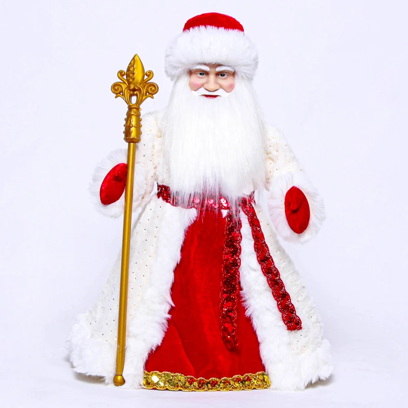 Santa Claus Ded Moroz Old Man Frost Russian 30CM 40CM 50CM OEM electric Russian Ded Moroz